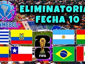 Calendario Fecha 10 Eliminatorias Sudamericana | Mundial 2026