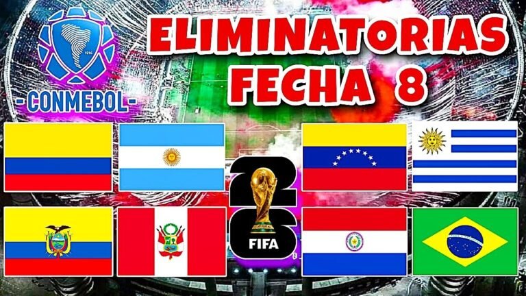 Calendario Fecha 8 Eliminatorias Sudamericanas | Mundial 2026