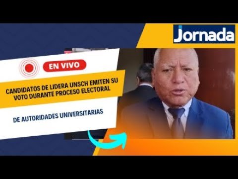 Candidatos de Lidera Unsch emiten su voto durante proceso electoral de autoridades universitarias