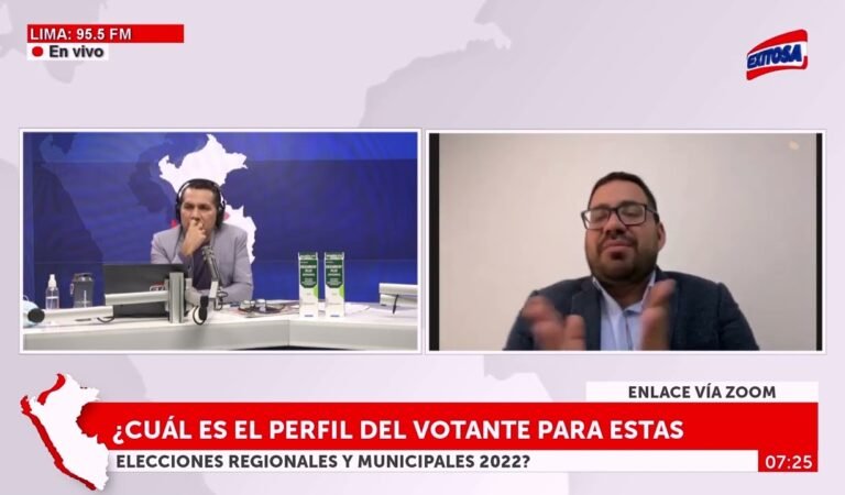 Candidatos y el elector limeño: Más allá de la política – Enzo Elguera en Radio Exitosa (15-08-22)