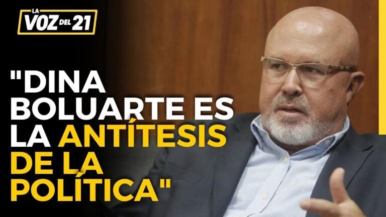 Carlos Bruce: "Dina Boluarte es la antítesis de la política" - La voz del 21