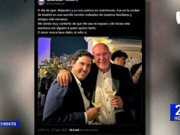 Carlos Bruce: alcalde de Surco se casó con su pareja en España (2/2)