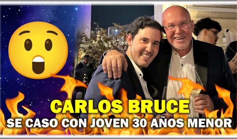 🔴Carlos Bruce contrajo matrimonio civil con joven 30 años menor en España