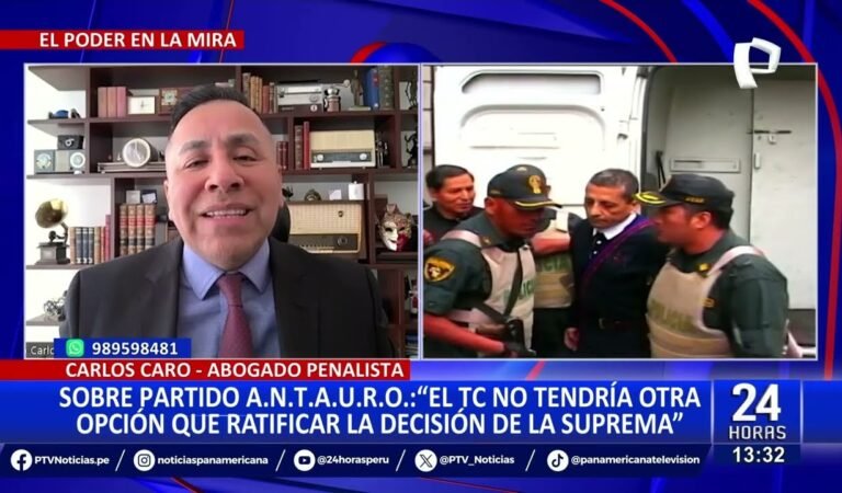 Carlos Caro sobre A.N.T.A.U.R.O: «TC no tendría otra opción que ratificar la decisión de la Suprema»