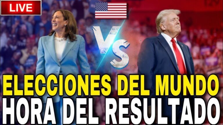 🔴 DIRECTO: HORA DEL RESULTADO ELECCIONES DEL MUNDO EN EEUU