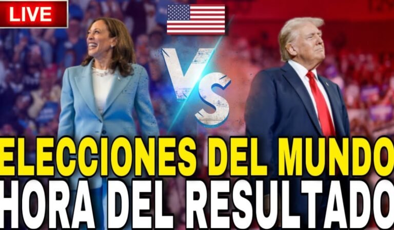 🔴 DIRECTO: HORA DEL RESULTADO ELECCIONES DEL MUNDO EN EEUU