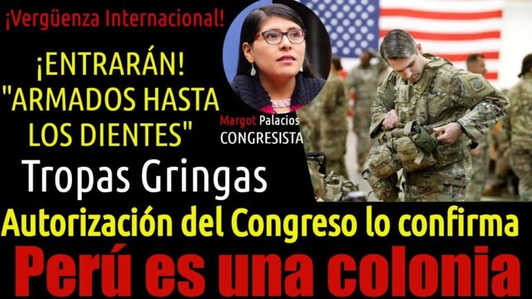 EL PUEBLO PERUANO NO SE PONE DE RODILLAS ANTE NINGÚN EJÉRCITO EXTRANJERO, ESCUCHA DINA !