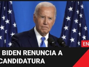 EN VIVO: Joe Biden renuncia a su candidatura y no buscará la reelección