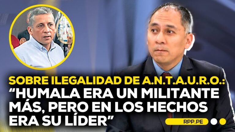 El PJ declaró la ilegalidad del partido político de Antauro Humala #LASCOSASRPP | ENTREVISTA