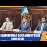 Entregan nómina de candidatos al congreso