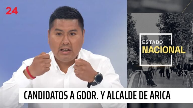 Estado Nacional Prime - Debate candidatos a gore y alcalde de Arica | 24 Horas TVN Chile