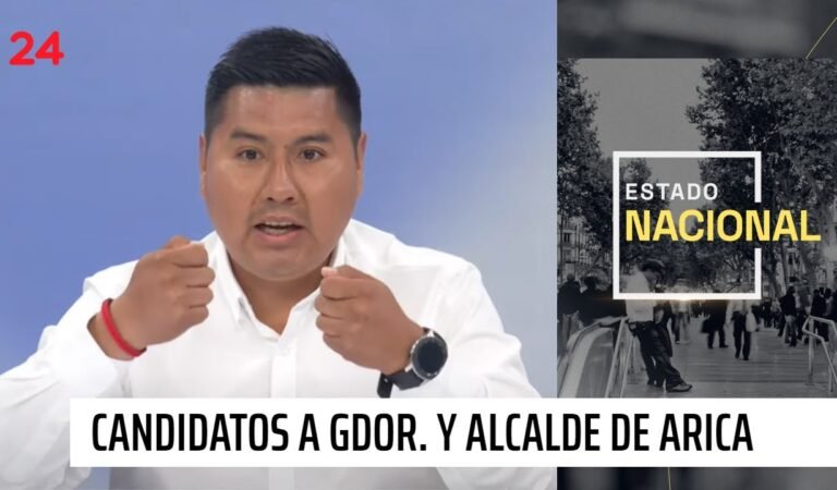 Estado Nacional Prime – Debate candidatos a gore y alcalde de Arica | 24 Horas TVN Chile