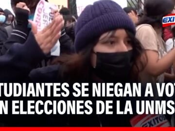 🔴🔵Estudiantes se niegan a votar en elecciones de la UNMSM