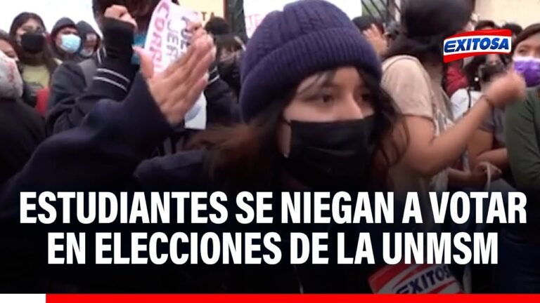 🔴🔵Estudiantes se niegan a votar en elecciones de la UNMSM