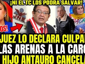 LO ÚLTIMO! JUECES SUPREMOS CONDENAN A SALAS ARENAS Y DECLARAN CULPABLE A ANTAURO ¡CLAUDIA LO FILTRÓ!