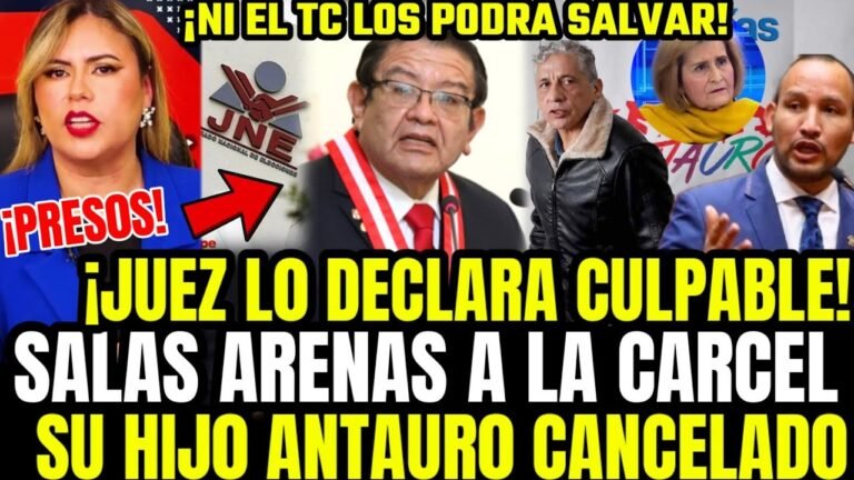 LO ÚLTIMO! JUECES SUPREMOS CONDENAN A SALAS ARENAS Y DECLARAN CULPABLE A ANTAURO ¡CLAUDIA LO FILTRÓ!