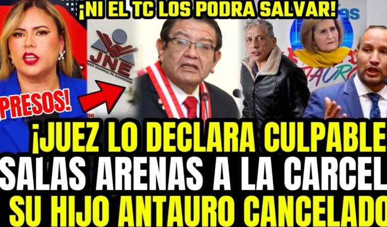 LO ÚLTIMO! JUECES SUPREMOS CONDENAN A SALAS ARENAS Y DECLARAN CULPABLE A ANTAURO ¡CLAUDIA LO FILTRÓ!