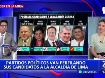 Norma Yarrow, Francis Allison, Carlos Bruce, entre los posibles candidatos a la alcaldía de Lima