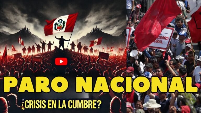 POLEMICA: PARO Nacional en PERÚ  ¿Crisis Política y Demanda de Elecciones?