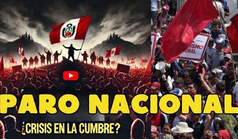 POLEMICA: PARO Nacional en PERÚ  ¿Crisis Política y Demanda de Elecciones?