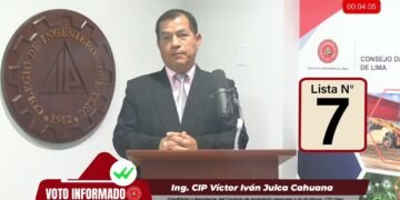 Propuestas del ING. CIP VICTOR IVAN JULCA CAHUANA, candidato al Cap. de Ing. Pesquera y Acuicultura