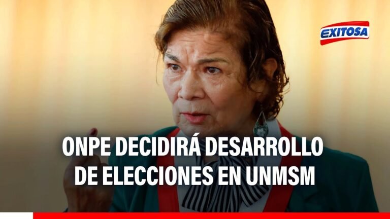 🔴🔵Protestas en UNMSM: Rectora afirma que elecciones internas de autoridades dependerá de la Onpe