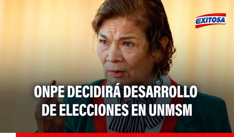 🔴🔵Protestas en UNMSM: Rectora afirma que elecciones internas de autoridades dependerá de la Onpe