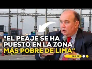 Rafael López Aliaga: "El peaje se ha puesto en la zona más pobre de Lima" #NOTICIASRPP | ENTREVISTA