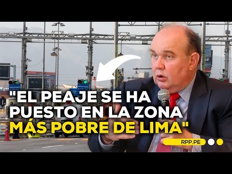 Rafael López Aliaga: «El peaje se ha puesto en la zona más pobre de Lima» #NOTICIASRPP | ENTREVISTA