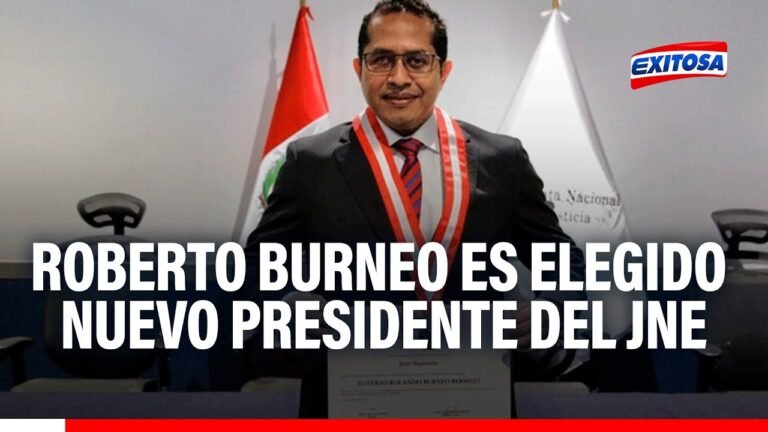 🔴🔵Roberto Burneo es elegido como nuevo presidente del JNE por votación unánime