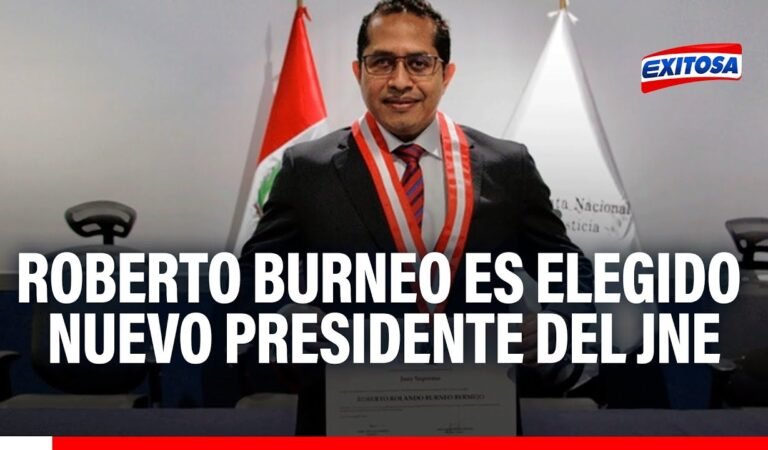 🔴🔵Roberto Burneo es elegido como nuevo presidente del JNE por votación unánime