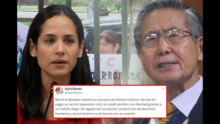 Sigrid Bazán tras brutal publicación sobre la muerte de Alberto Fujimori: "Son hechos"