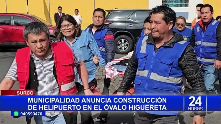 Surco: anuncian construcción de helipuerto en Óvalo Higuereta para atender emergencia