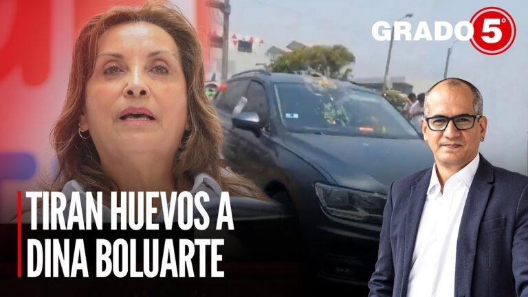 Tiran huevos a Dina Boluarte y Bruce le responde a López Aliaga | Grado 5 con David Gómez Fernandini