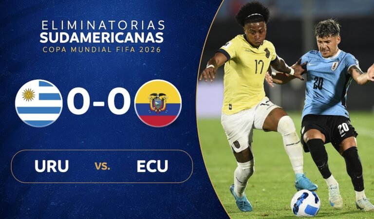 URUGUAY vs. ECUADOR [0-0] | RESUMEN | ELIMINATORIAS SUDAMERICANAS | FECHA 10