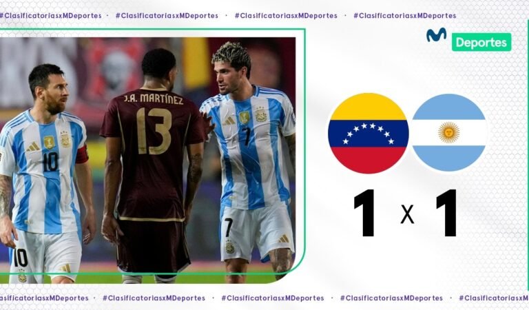 VENEZUELA vs. ARGENTINA [1-1] RESUMEN Y GOLES DEL EMPATE EN MATURÍN | CLASIFICATORIAS 2026 🇻🇪⚽️🇦🇷