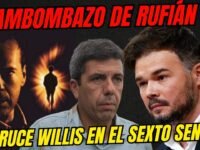 ZAMBOMBAZO DE GABRIEL RUFÍAN A CARLOS MAZÓN 💥 "ES BRUCE WILLIS EN EL SEXTO SENTIDO Y NO LO SABE"