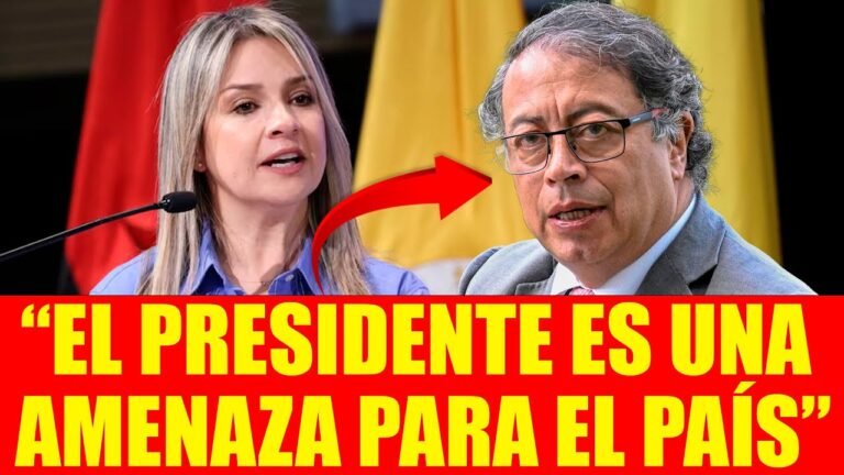 "¡Vicky Dávila arremete contra Gustavo Petro! 'El presidente es una amenaza para el país'"