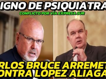 ¿Destrucción o progreso? Carlos Bruce acusa a López Aliaga de 'vandalismo digno de psiquiatra'"