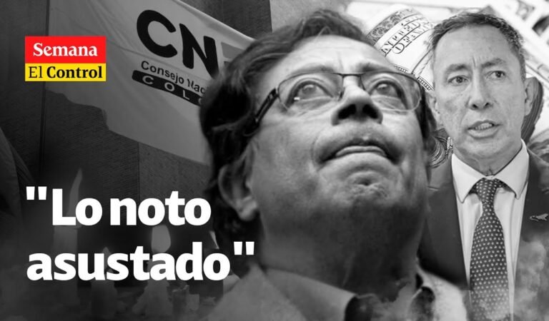 ¿Golpe de Estado? El Control a Gustavo Petro: «Lo noto asustado, Presidente»