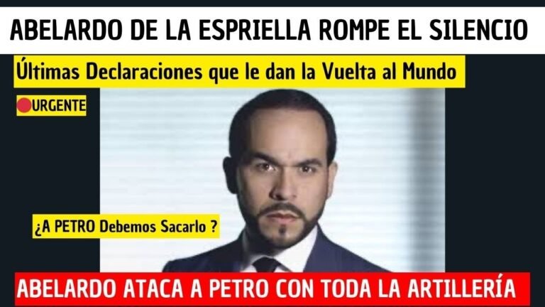 🔴Abelardo de la Espriella saca toda la ARTILLERÍA contra PETRO: Declaración da la vuelta al Mundo