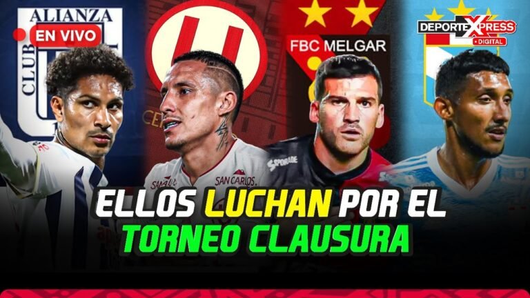 🔥⚽Alianza Lima, Universitario, Melgar y Sporting Cristal en lucha por el Clausura I Debate EN VIVO