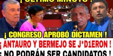 CONGRESO APRUEBA LEY CONTRA ANTAURO HUMALA Y BERMEJO YA NO PODRÁN SER CANDIDATOS PRESIDENCIALES