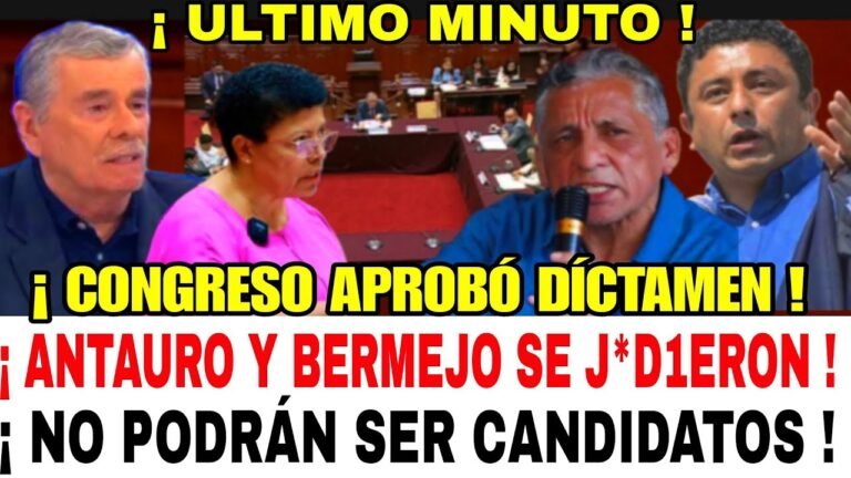 CONGRESO APRUEBA LEY CONTRA ANTAURO HUMALA Y BERMEJO YA NO PODRÁN SER CANDIDATOS PRESIDENCIALES