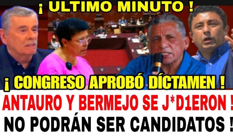 CONGRESO APRUEBA LEY CONTRA ANTAURO HUMALA Y BERMEJO YA NO PODRÁN SER CANDIDATOS PRESIDENCIALES