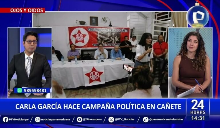 Carla García hace campaña política en Cañete: «Tenemos que volver al Congreso y a Palacio»