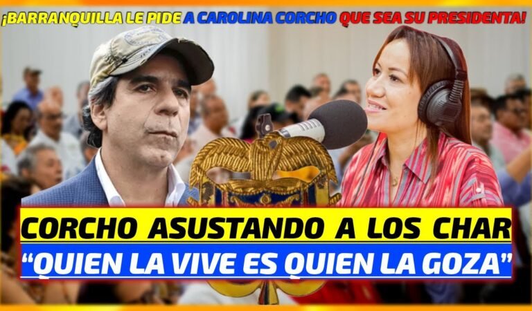 Carolina Corcho se le metió a la «Casa de los Char» en Barranquilla y así la recibió el pueblo🥳