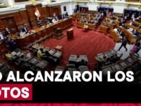 Congreso no logró los votos para aprobar proyecto de ley que impedía postulación de sentenciados