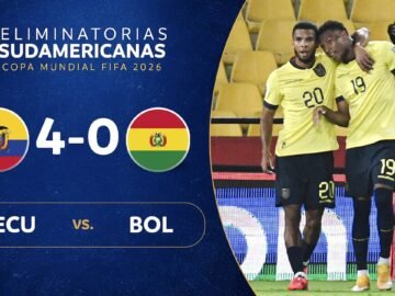 ECUADOR vs. BOLIVIA [4-0] | RESUMEN | ELIMINATORIAS SUDAMERICANAS | FECHA 11