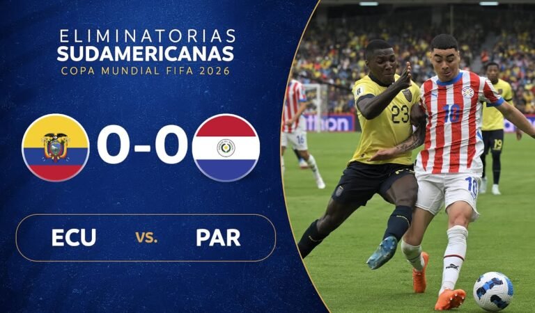 ECUADOR vs. PARAGUAY [0-0] | RESUMEN | ELIMINATORIAS SUDAMERICANAS | FECHA 9